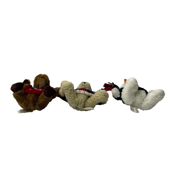 Lot of 3 Hugfun Int’l Christmas Teddy Bears 5.6" Holiday Plush Stuffed Animals - Picture 9 of 14